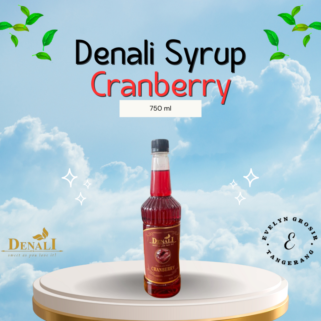 

DENALI SYRUP CRANBERRY | SIRUP CRANBERRY 750ml - CRANBERRY SIRUP 750 MILI