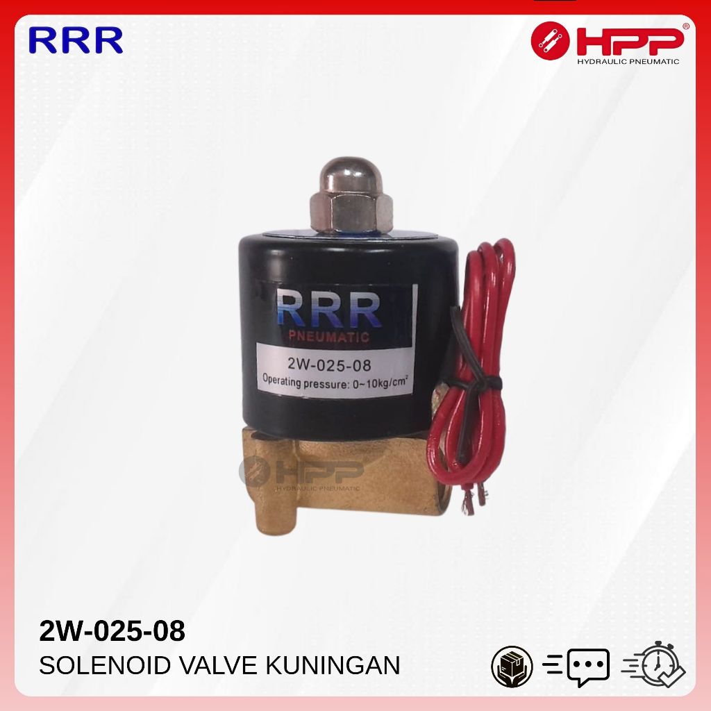 2W-025-08 SOLENOID VALVE 2WAY KUNINGAN RRR