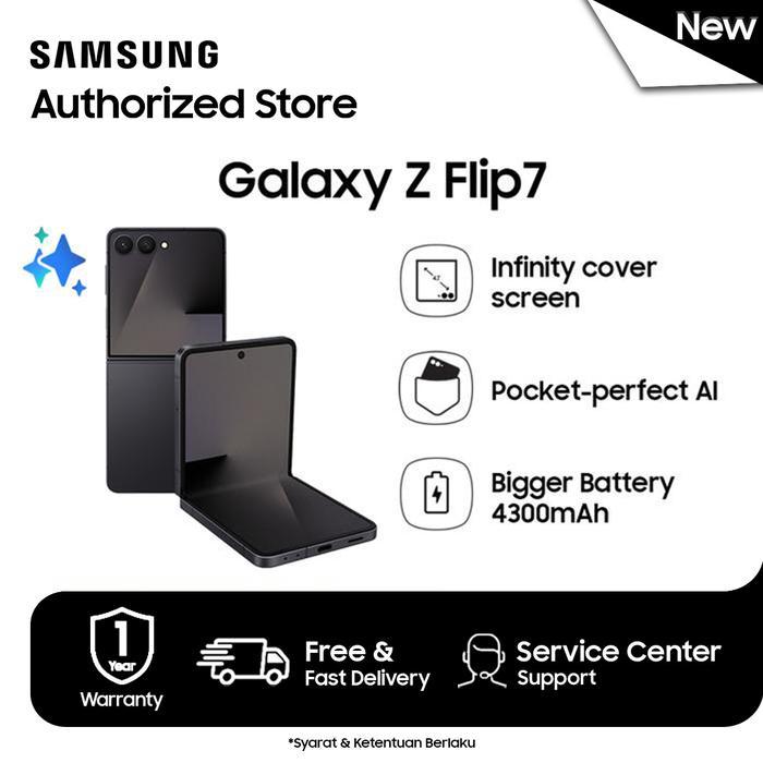 SAMSUNG Galaxy Z Flip7 12/256GB | Smartphone AI | Hp Lipat - Garansi Resmi Samsung Indonesia