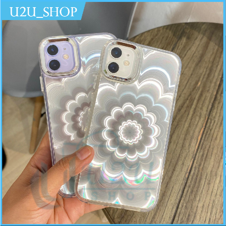 Softcase Hologram Flower 3d Gradient For Realme P3 P3 Lite 2 Pro 5 5i5s 6 6 Pro 7i 8 8 5g 8 Pro 9i C