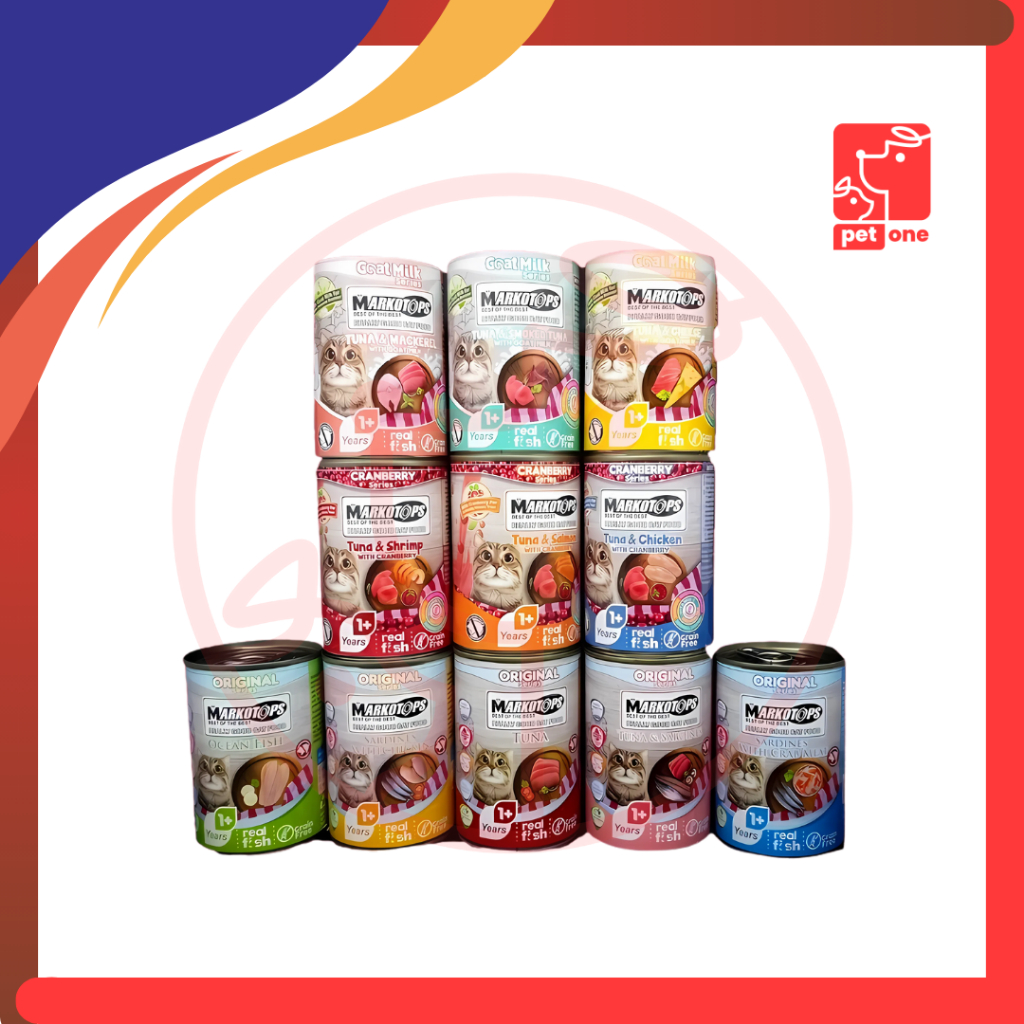 MARKOTOP Wet 400GR Kaleng - Wet Cat Food Makanan Basah Kucing