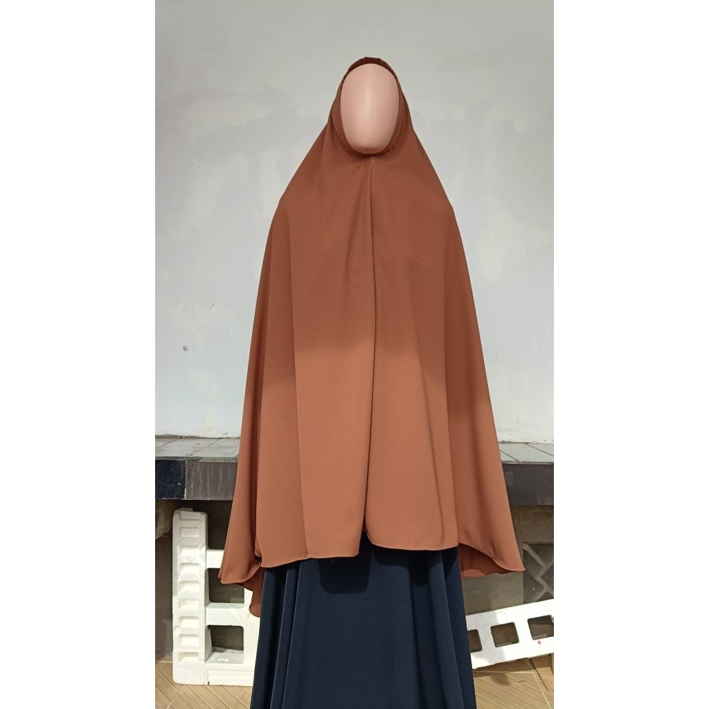 Pola Gamis Set Khimar Anak dan Dewasa