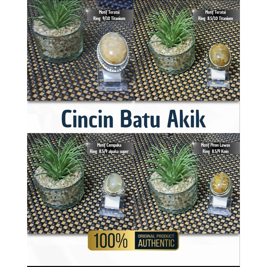 Cincin Batu Akik Asli