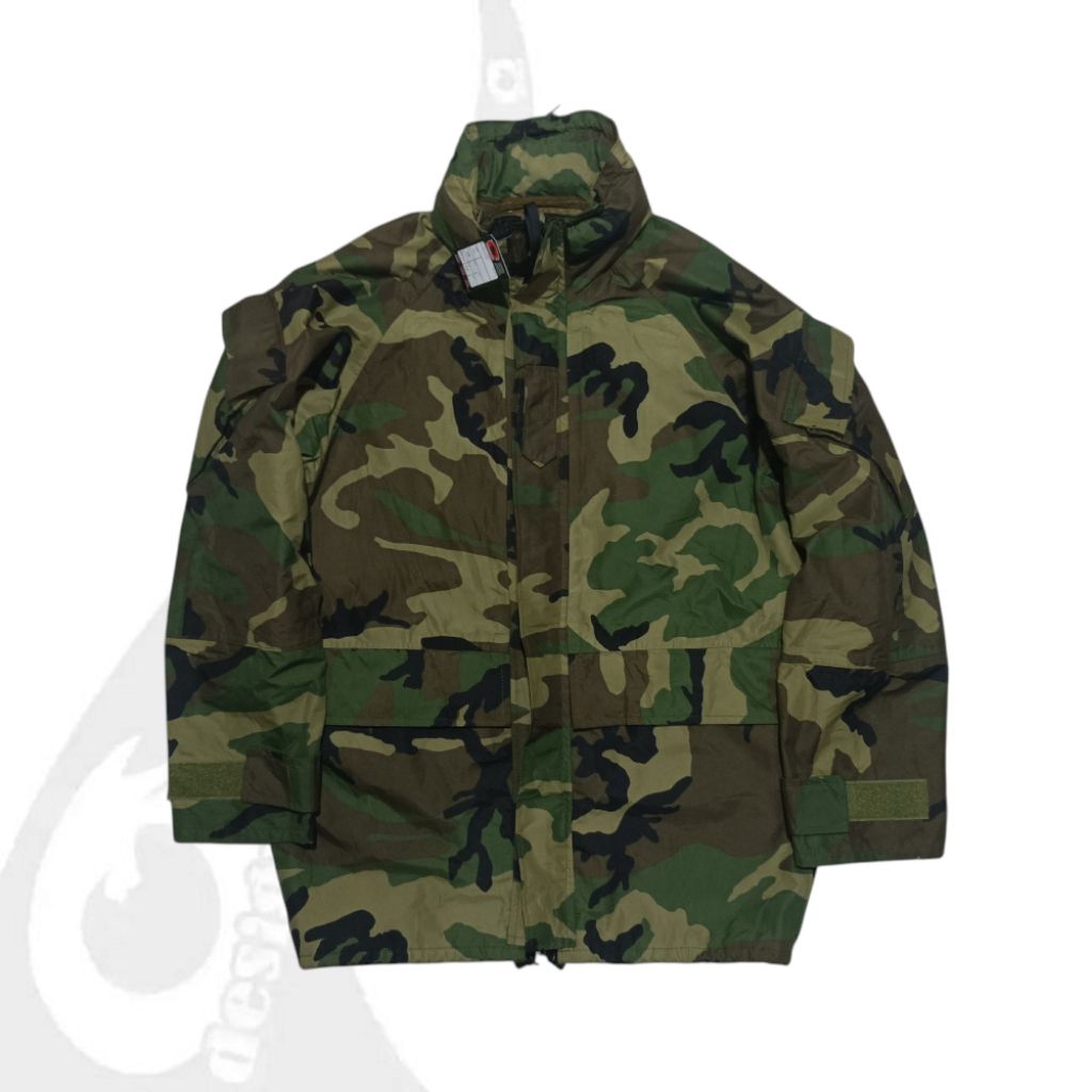 vintage jaket parka ecwcs gen 2 woodland us army size small reguler