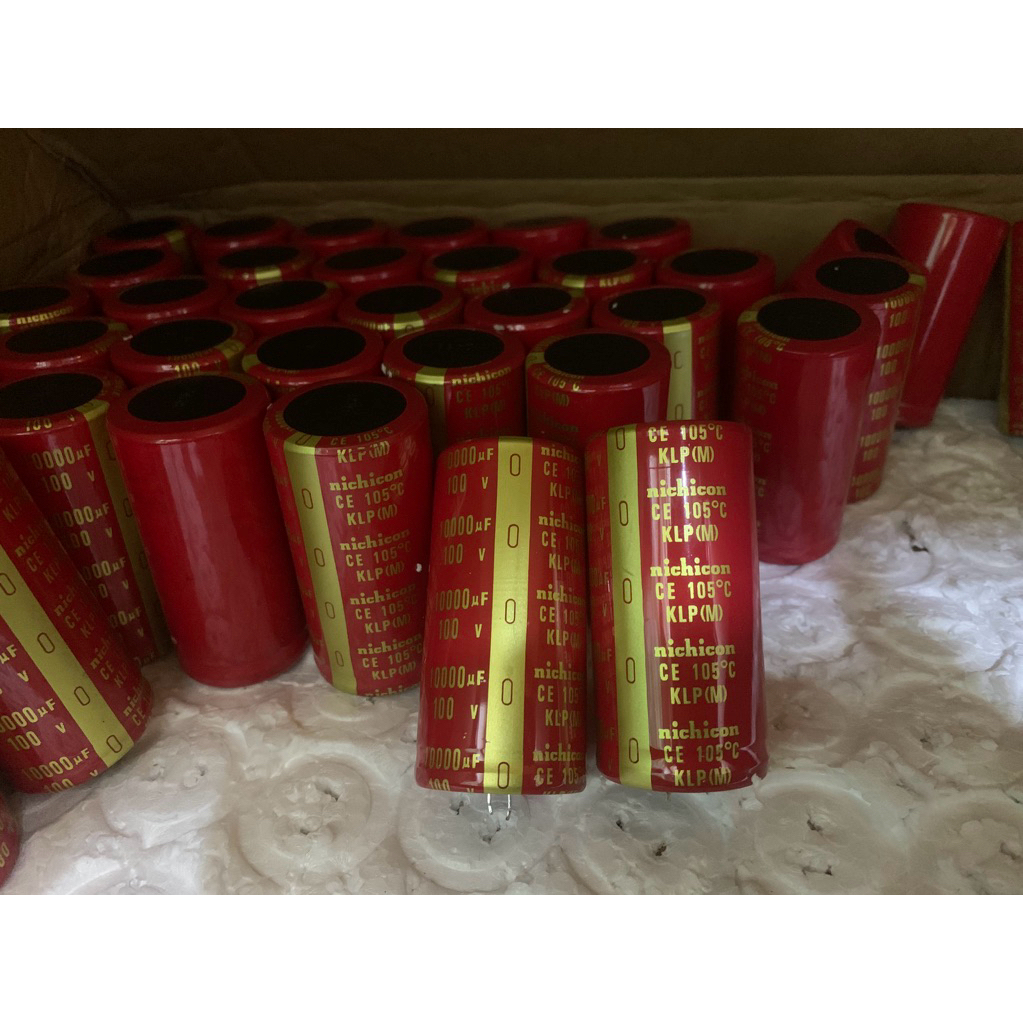ELCO 10000/100V Nichicon ELCO 10000UF 100V MERAH