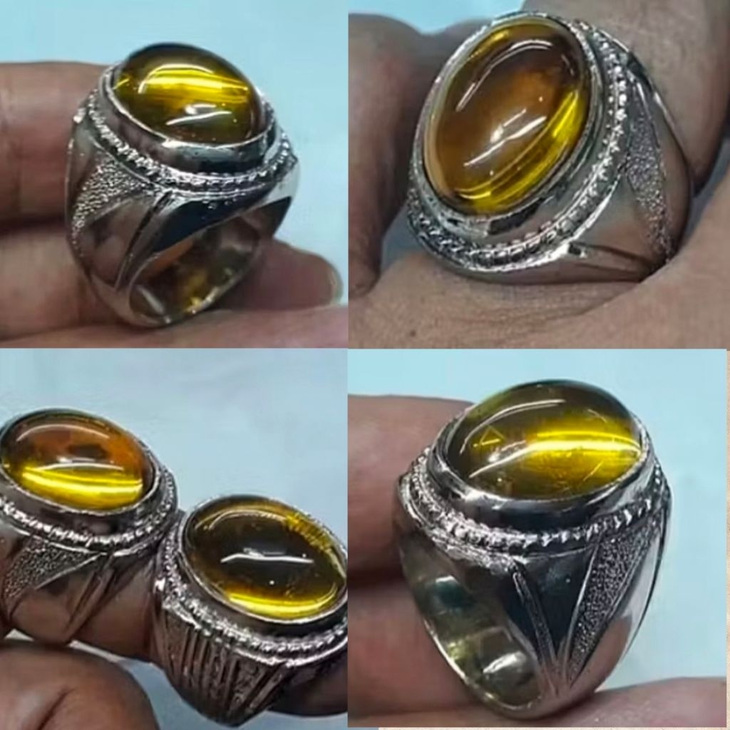 CINCIN BATU KECUBUNG KUNING KALIMANTAN A1