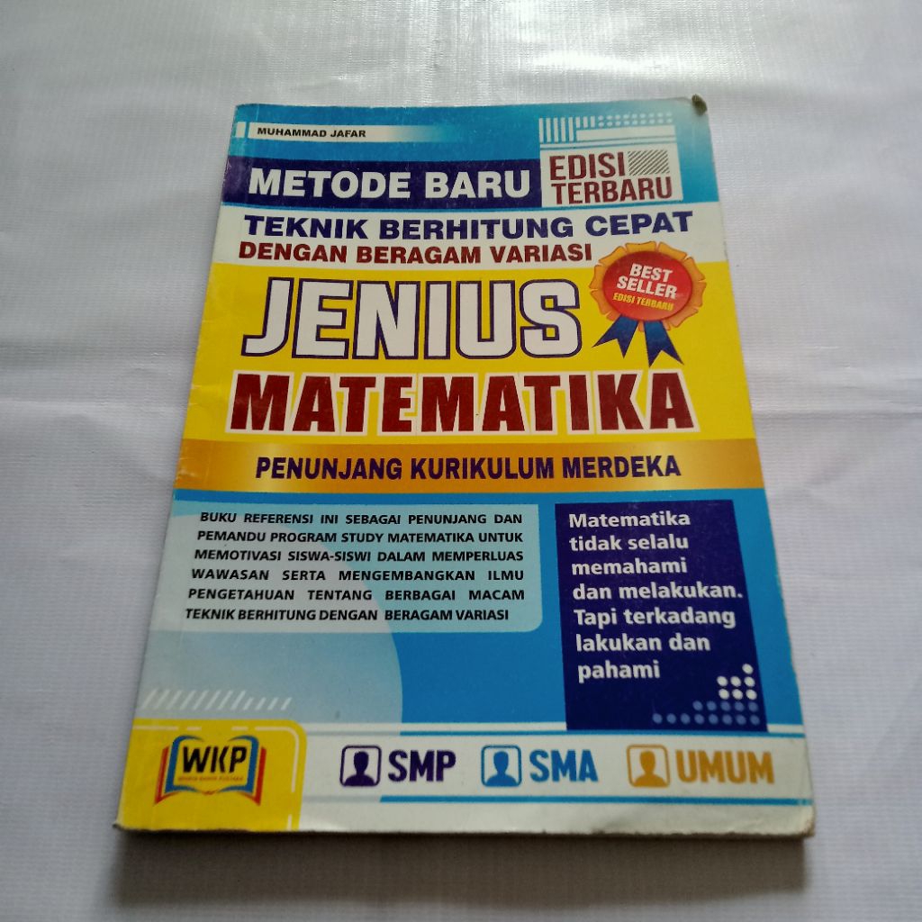 JENIUS MATEMATIKA UNTUK SMP,SMA,UMUM EDISI TERBARU