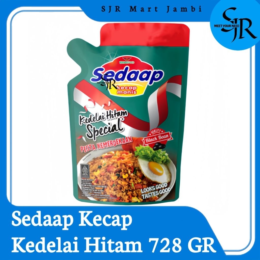 

[Kecap] Sedaap Kecap Manis Kedelai Hitam Special | Kemasan Refill 728ml