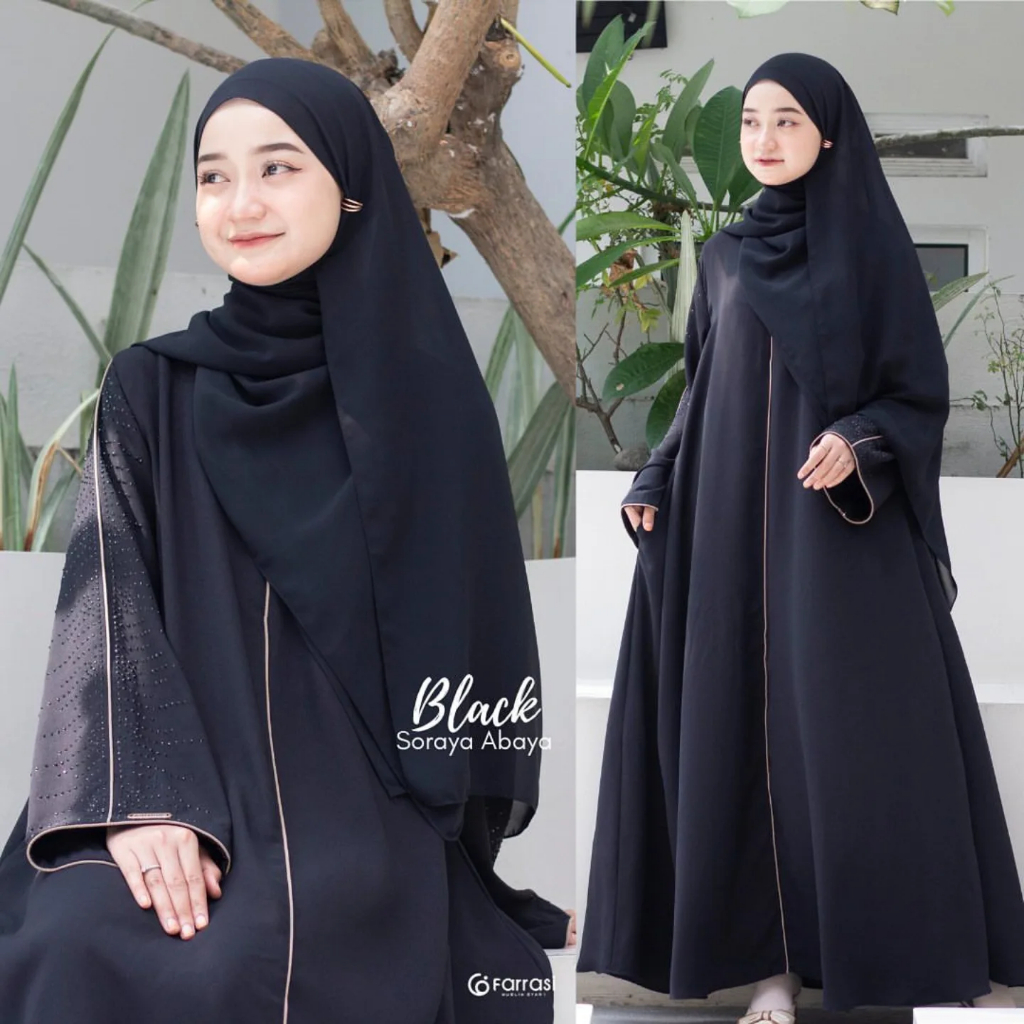SORAYA ABAYA REMAJA GAMIS ANAK REMAJA TANGGUNG MODEL ABAYA MIX SWAROSKY OOTD REMAJA TERBARU KEKINIAN