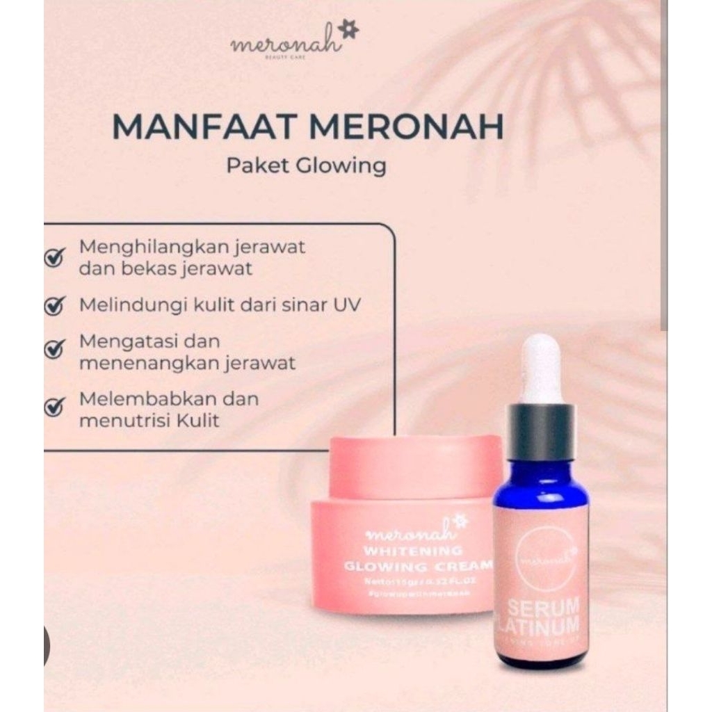 MERONAH CREAM SERUM PLATINUM