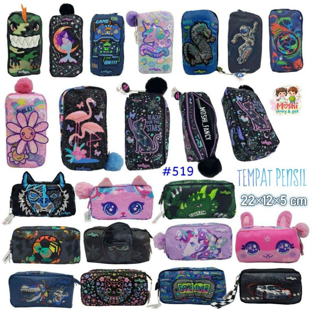 

Tempat Pensil Pocket Character / Pencil Case Seleting Motif Astronot Cat Mermaid / Tempat Alat Tulis Seleting / Pocket Pencil Case Flower Game Over