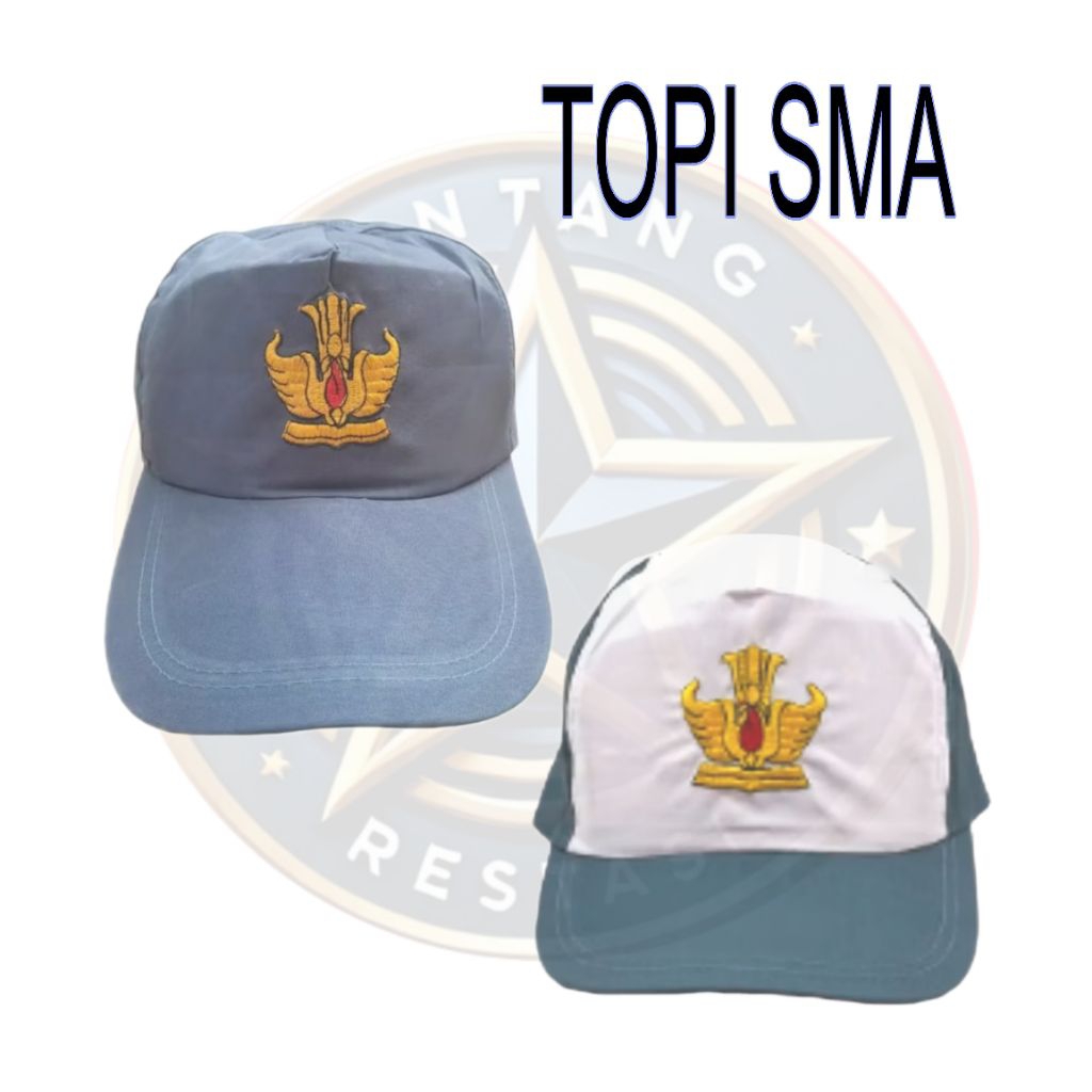 TOPI SMA ABU ABU/TOPI SMA ABU PUTIH