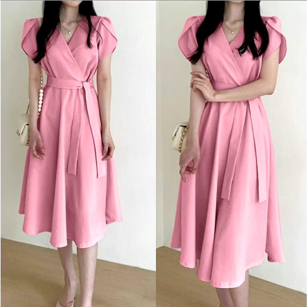 FWG - DRESS DAVIA / DRESS PESTA / BAJU DRES WANITA / PAKAIAN WANITA DRESS / DRESS