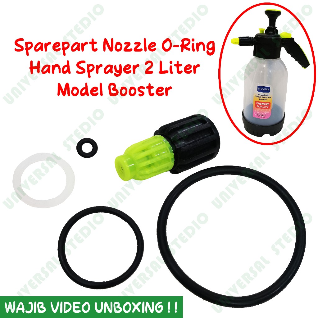 Sparepart Kepala Head Nozzle O Ring Seal Karet Hand Sprayer Semprot Tangan 2 Liter model Booster