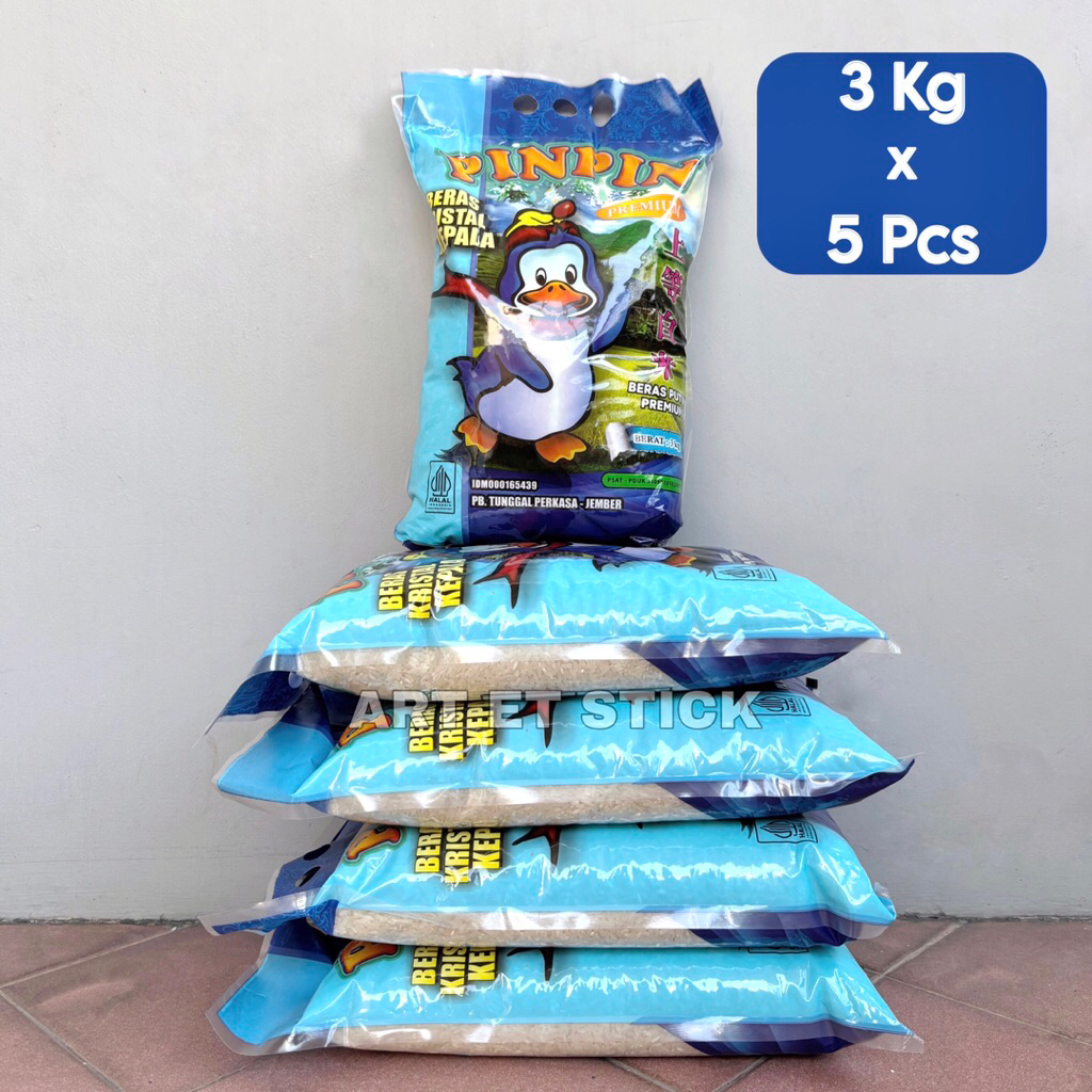 

Beras Pinpin 3 Kg x 5 Pack (15 Kg)