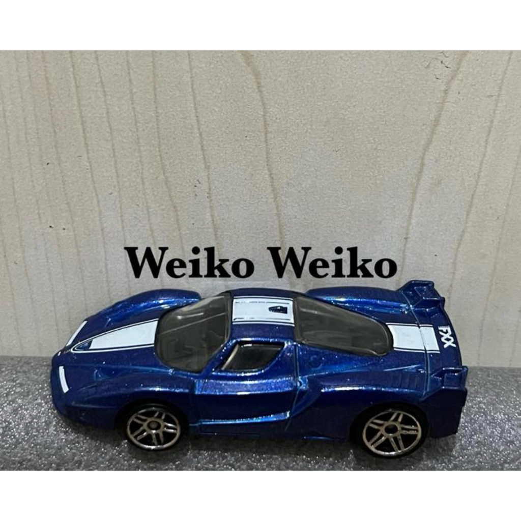 hotwheels loose ferrari fxx blue