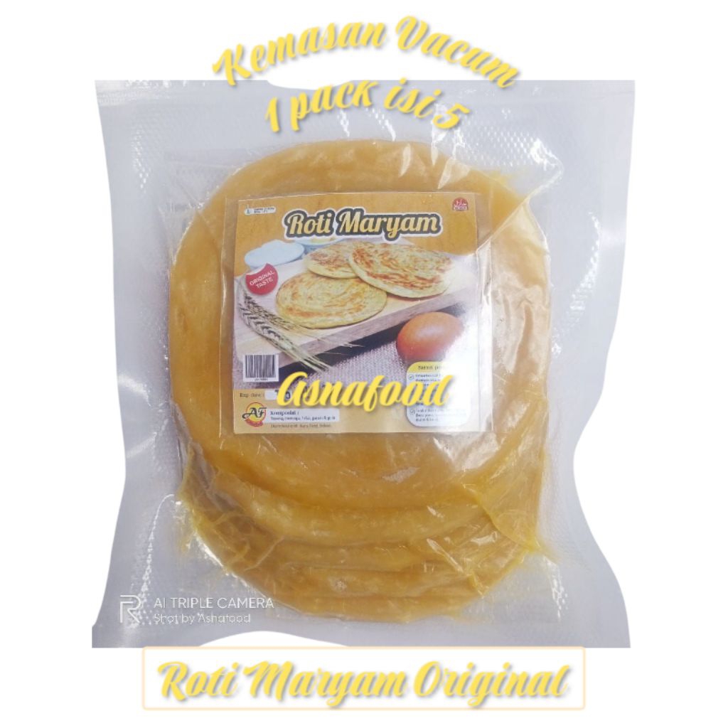 

(PROMO TOKO BARU) Varian Roti Maryam Jumbo Premium isi 5/pack