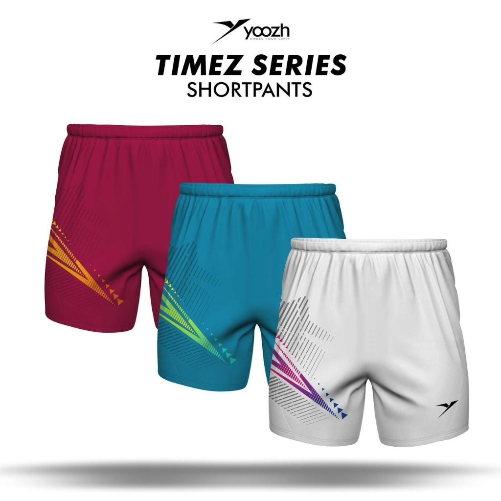 CELANA PENDEK YOOZH TIMEZ BADMINTON ORI IMPORT VOLLY GOWES PINGPONG ORIGINAL PREMIUM KAOS PRIA WANIT