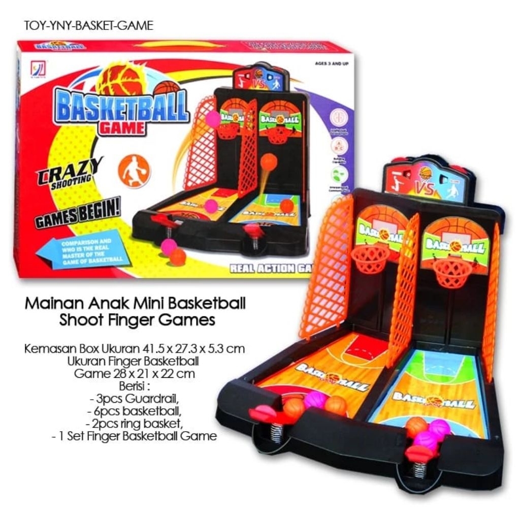1065 Mainan Bola Basket Mini Buat Anak Dirumah / Mainan OutDoor Indoor Bola Basket / Mainan Anak Kec