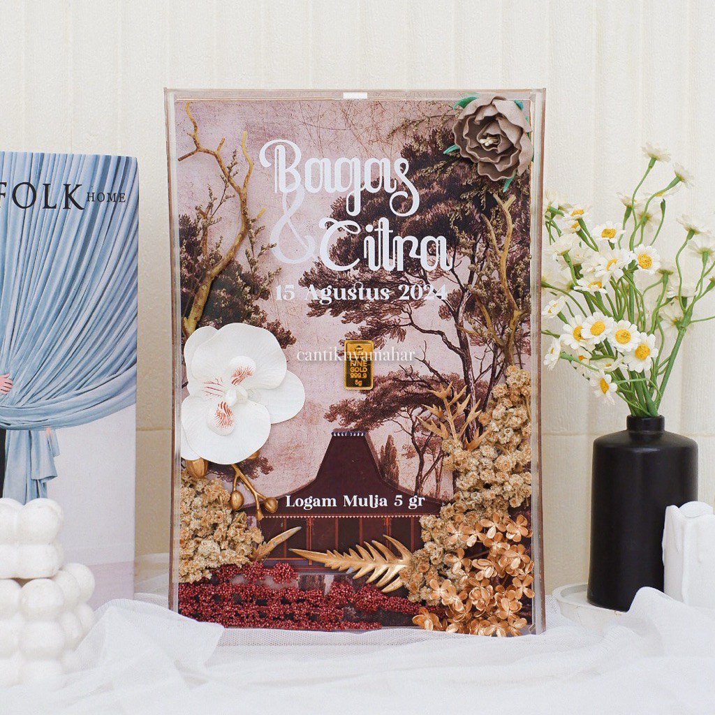 Mahar Pernikahan Jawa Akrilik