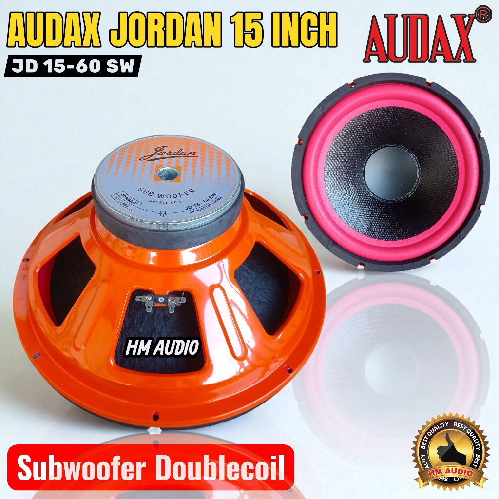 Speaker Subwoofer 15 inch Doublecoil Audax Jordan JD 15 - 60 SW Subwofer 15 inch