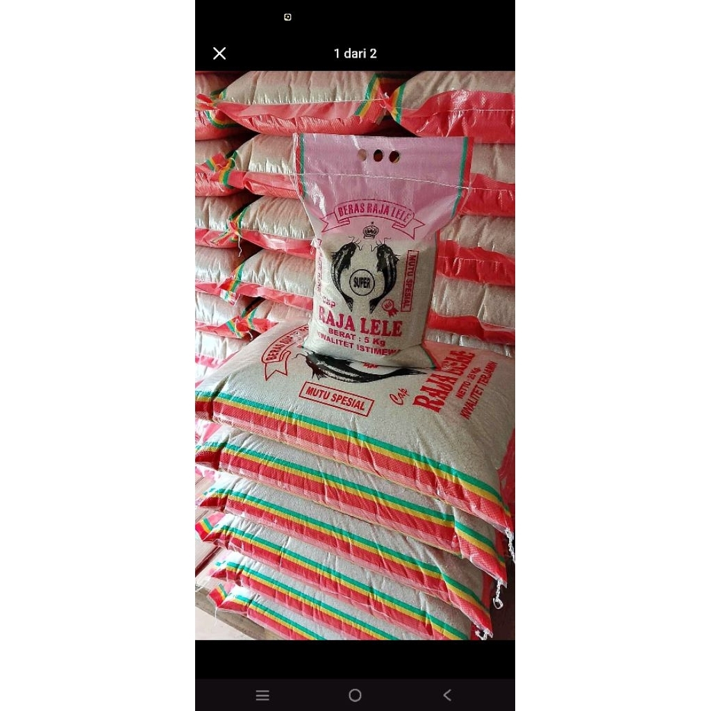 

BERAS KEMASAN SAK PINK ROJO LELE 5KG PUNEL