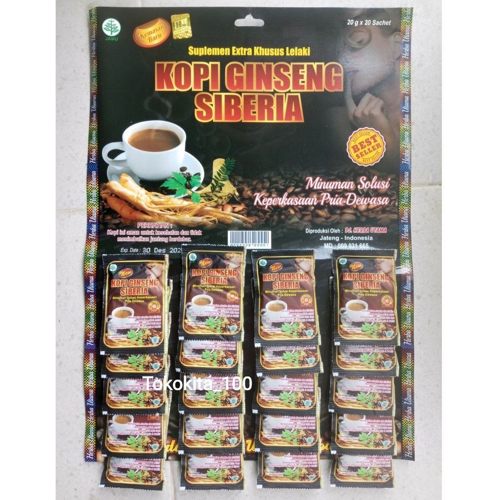 

Kopi Ginseng Siberia Solusi Stamina Pria untuk 1 Hanger