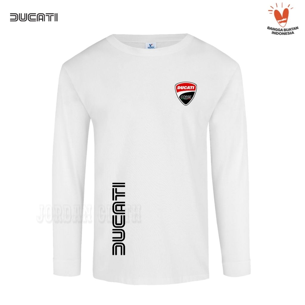 Tshirt Baju Kaos Lengan Panjang Ducati Racing