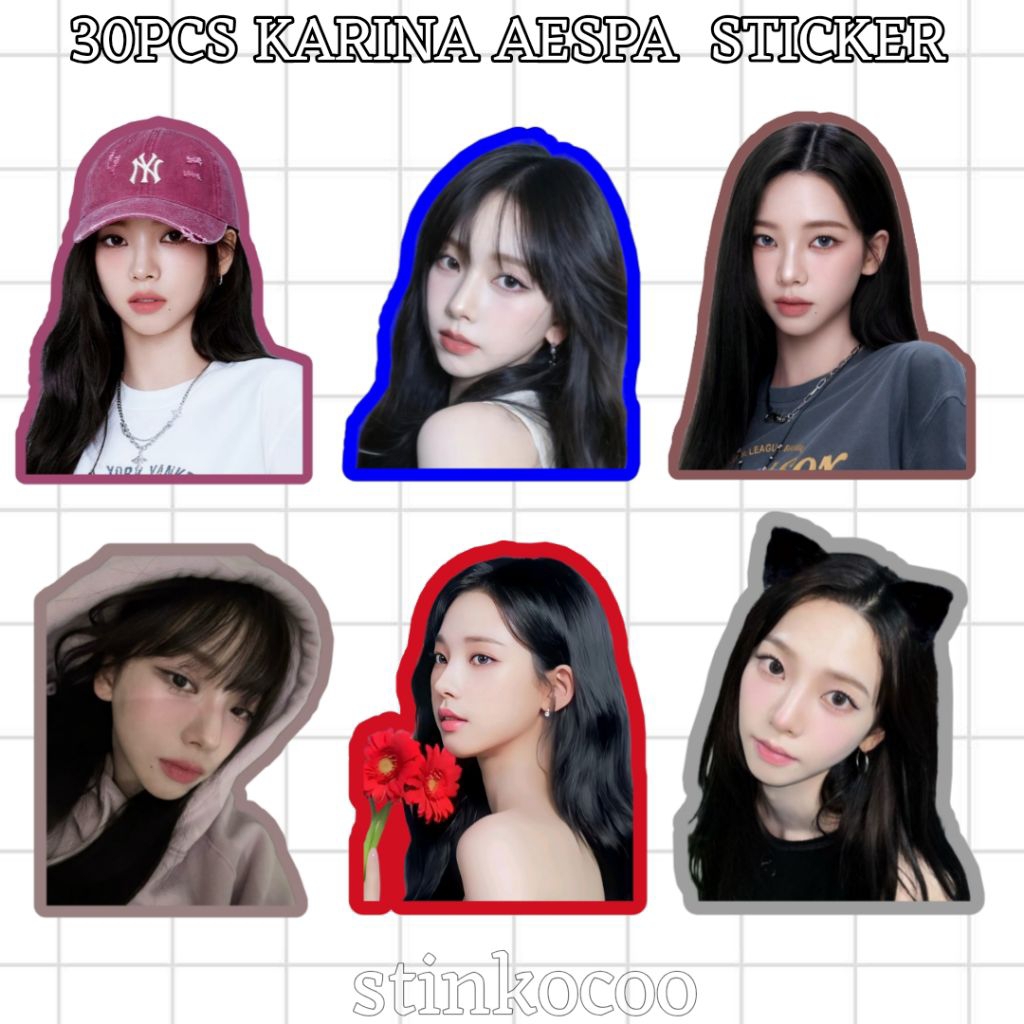 [30PCS] STICKER KARINA AESPA ISI 30 STICKER