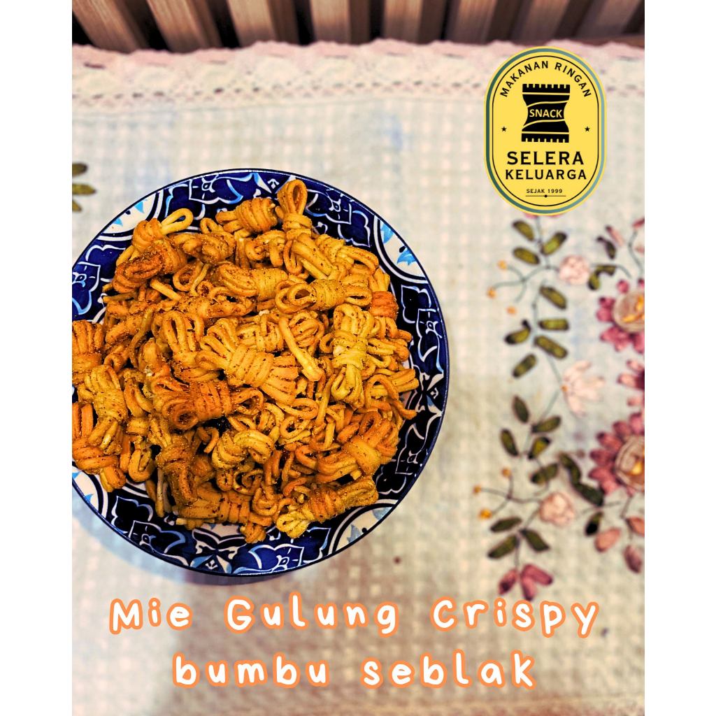 

MIE GULUNG CRISPY BUMBU SEBLAK / SEBLAK MIE GULUNG PEDAS GURIH | SNACK SELERA KELUARGA PEKANBARU