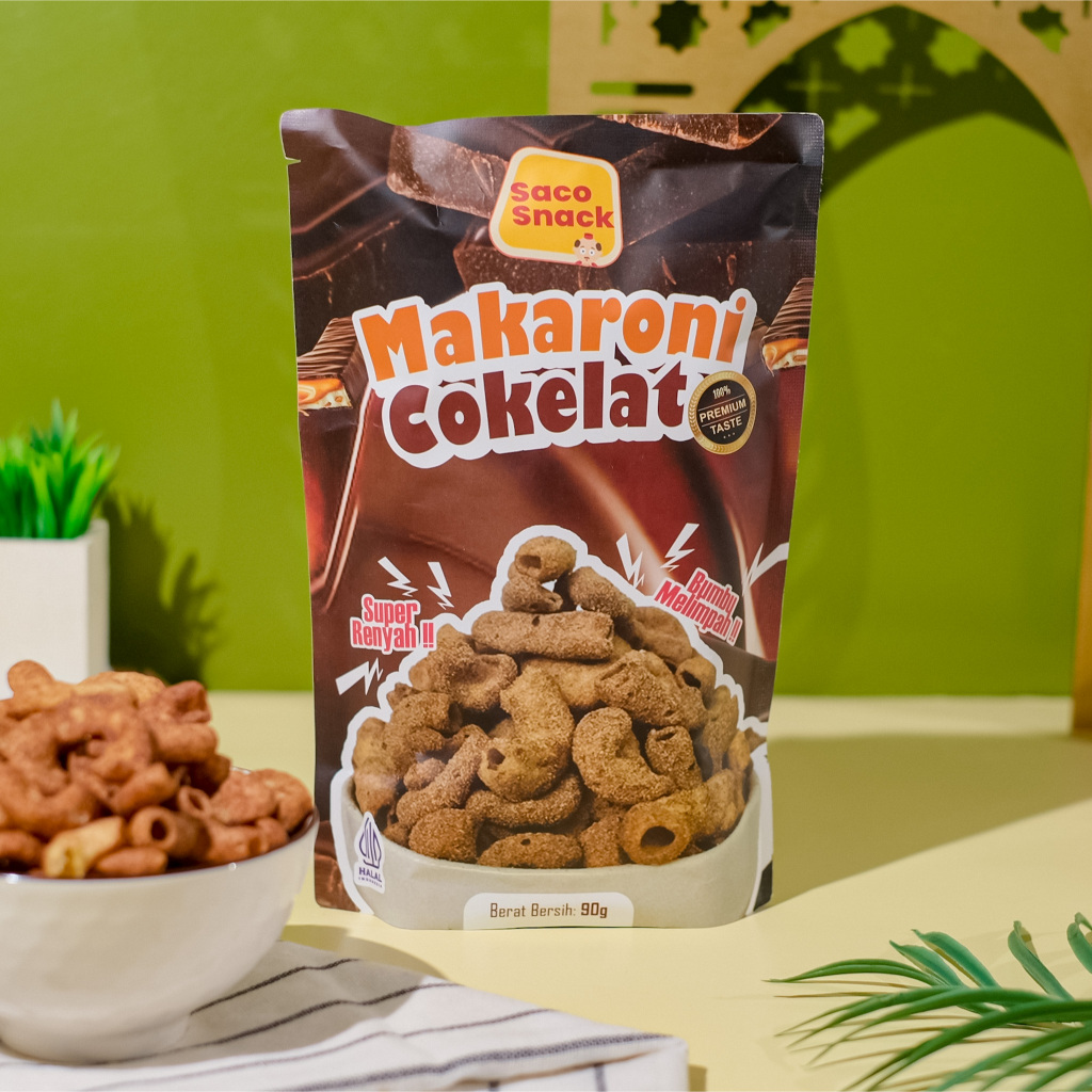 

Makaroni Cokelat by SACO Snack - Sambel Congor/ Makanan ringan cemilan viral