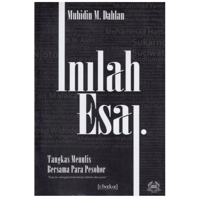 INILAH ESAI - Muhidin M.Dahlan