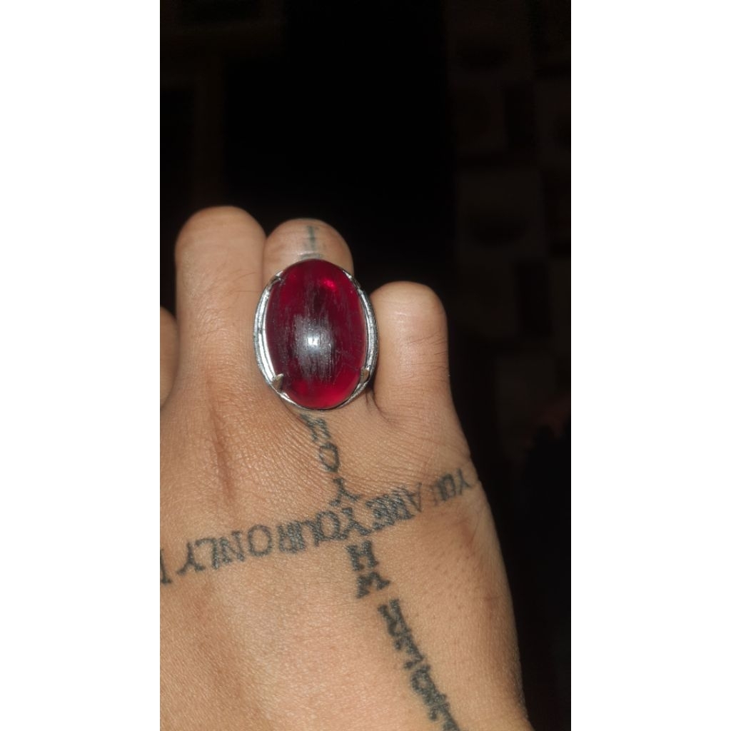 cincin cyklop red papua natural langka