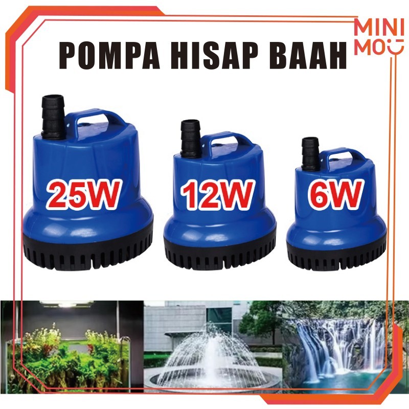 Power Head Pompa Celup Filter Aquarium Low Watt untuk Sirkulasi Air yang Efisien di Kolam Ikan Koi d