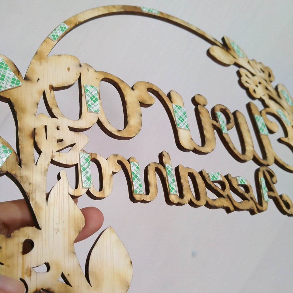 Backdrop Nama Inisial Dekorasi Lamaran Pernikahan Tunangan Pesta Perkawinan l Hiasandindingunik