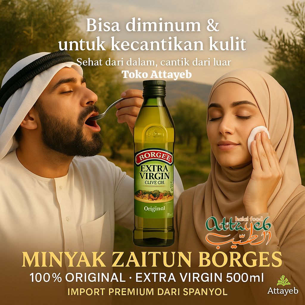Minyak Zaitun Borges 500ml Extra Virgin Minyak Zaitun Borges (BPOM)