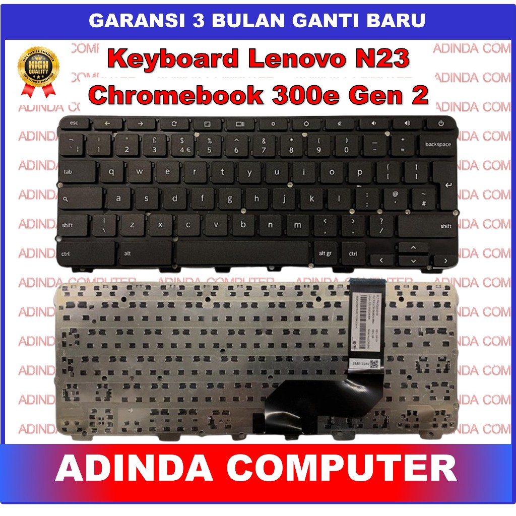 Keyboard Lenovo Chromebook 300e Gen 2 N23 LCM16K6