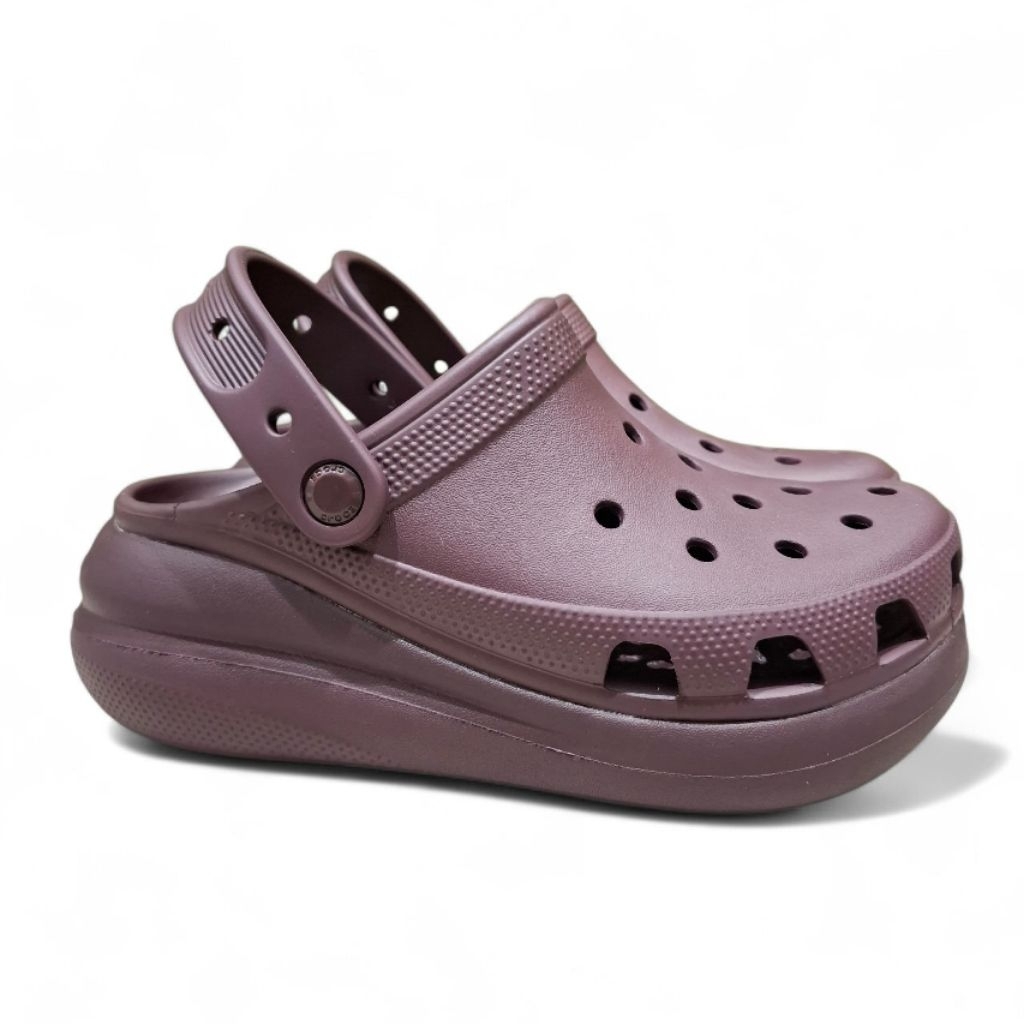Sandal Crocs / Crocs Classic Crush Clog / Sandal Crocs Wanita / Sepatu Sandal Wedges Wanita