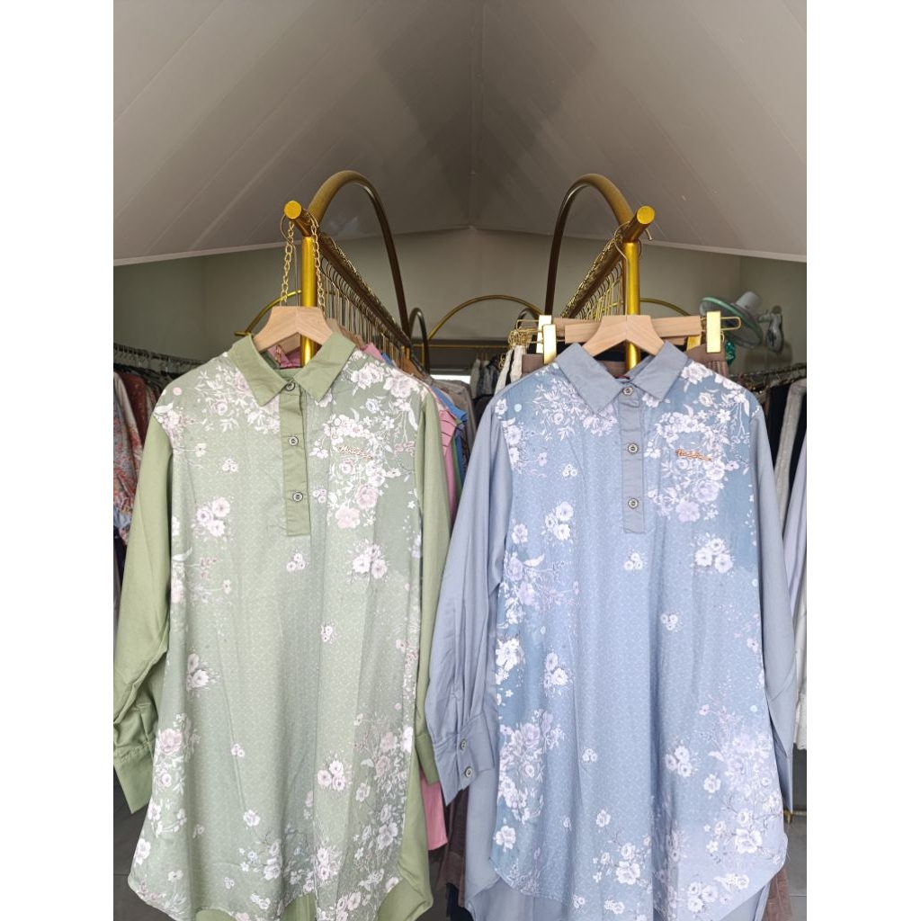 Kemeja Malakai Basic | Kemeja Wanita Malakai | Kemeja Motif Malakai | Kemeja Motif Bunga