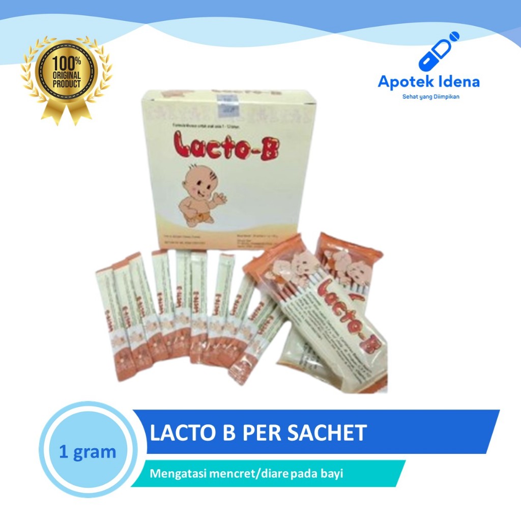 LACTO B Lactobe Obat Diare untuk Bayi dan Anak - Probiotik anak (1 sachet 1gr)