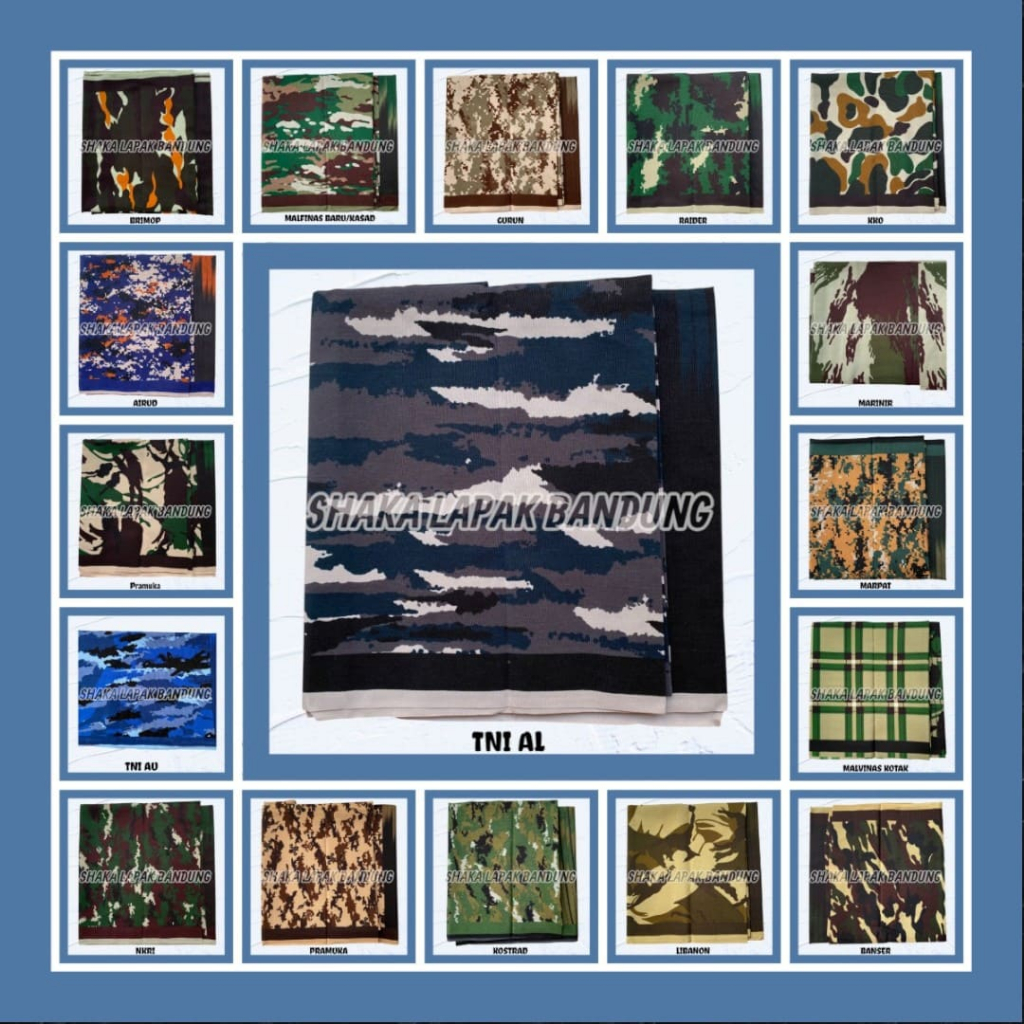 COD Sarung TNI AD AL AU | Sarung Loreng Premium | Sarung Dewasa Motif Loreng | Brimob | Sarung Murah