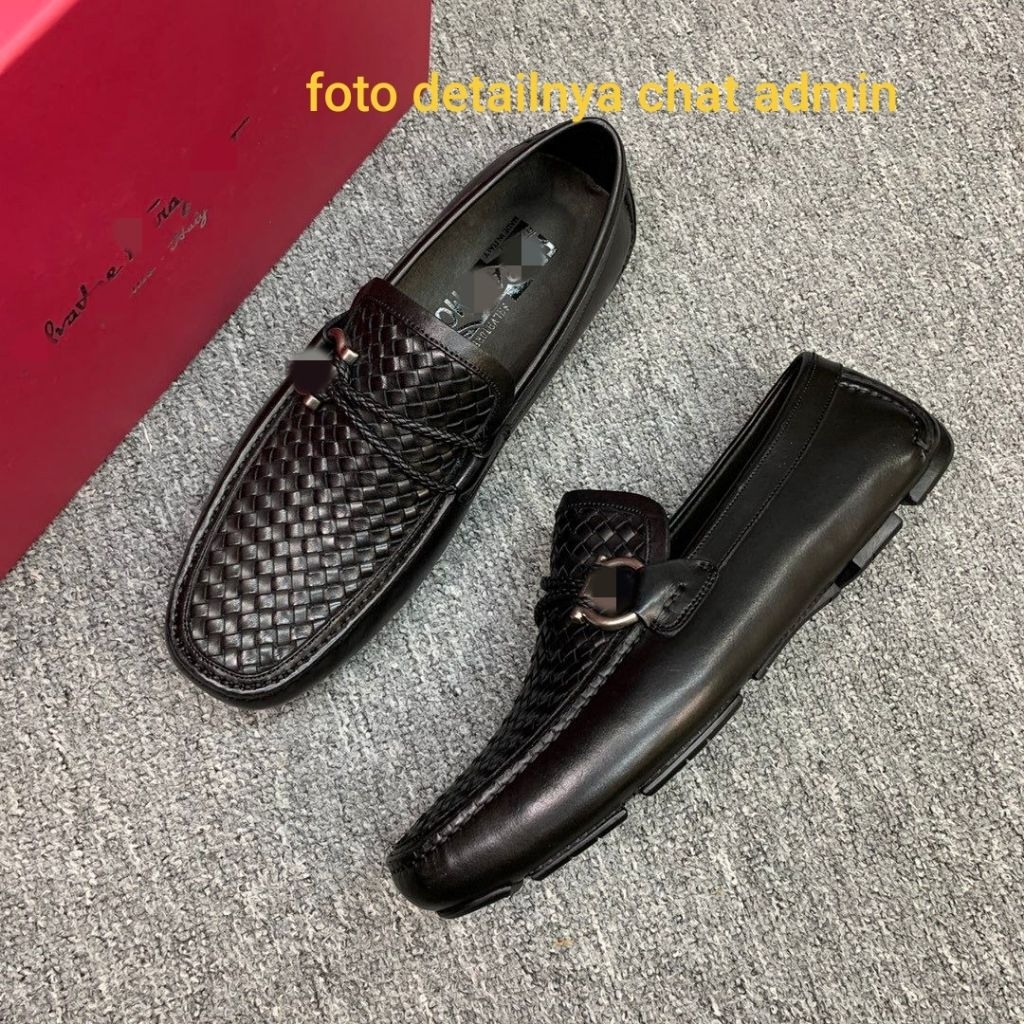 SEPATU LOAFER PRIA KULIT FR9045 LOAFER PRIA MEWAH SEPATU FORMAL BRANDED