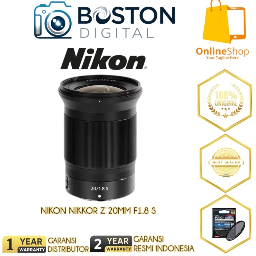 LENSA NIKON NIKKOR Z 20MM F1.8 S / NIKON Z 20MM F1.8S