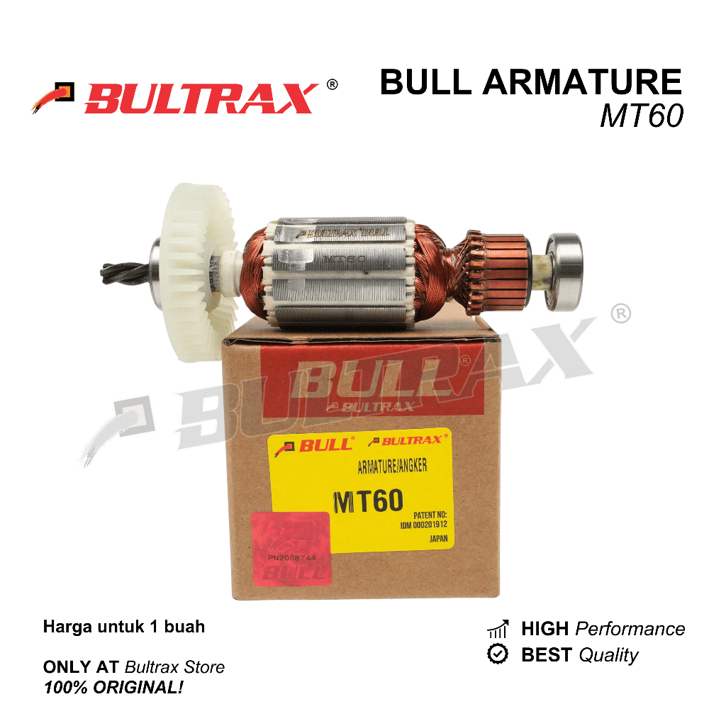 BULL Armature MT60 Mesin Bor Listrik Maktec 10mm / Electric Drill Motor / Angker Rotor Dinamo