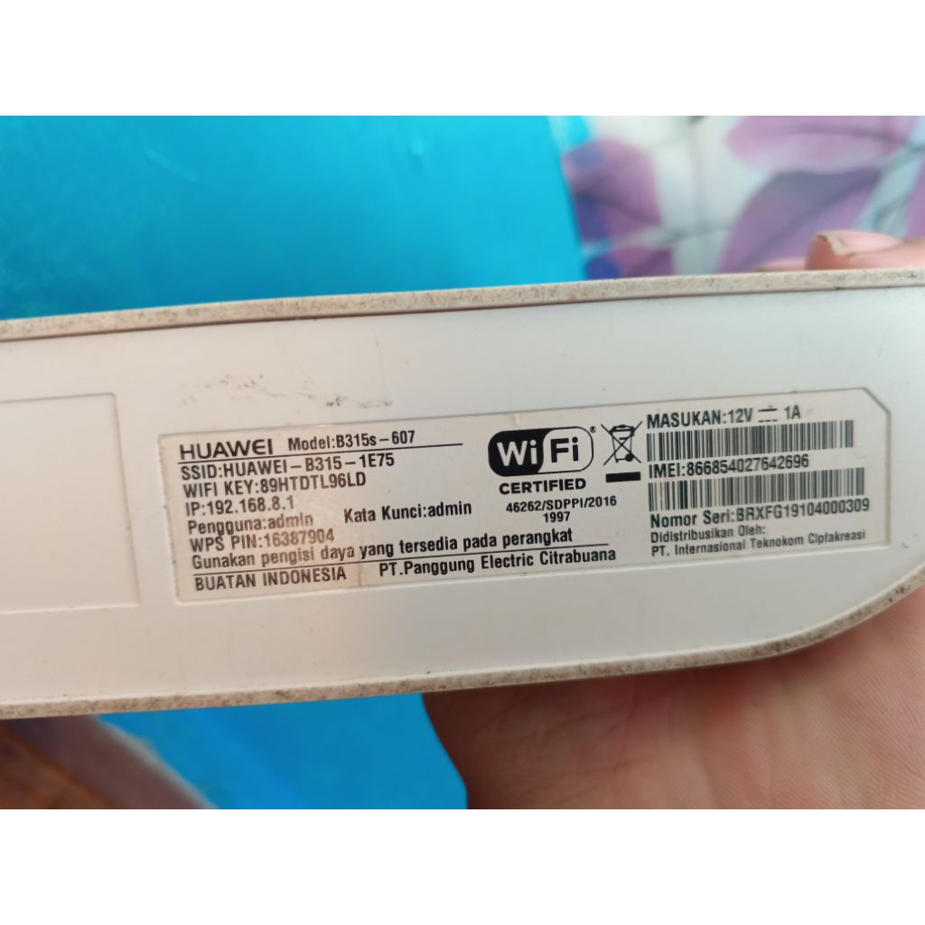 modem Huawei b315s all operator