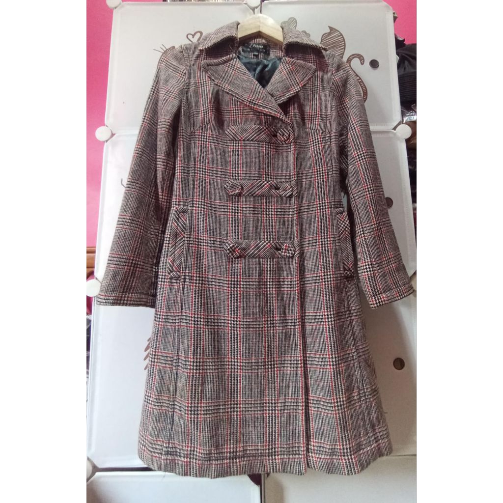 PL Long Coat wol Tartan