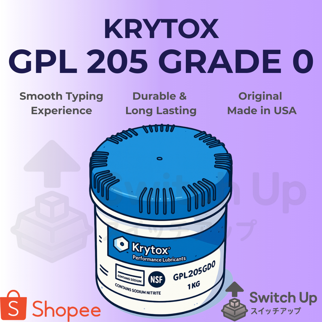 KRYTOX GPL 205G0 - KRYTOX 205G0 - LUBE - 205G0 - 1g - SWITCH LUBE - MECHANICAL KEYBOARD