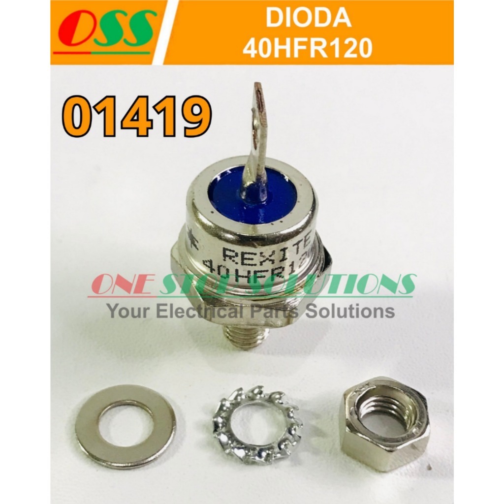 DIODA 40HFR120 STUD RECTIFIER DIODA BAUT 40A - PANAH ATAS