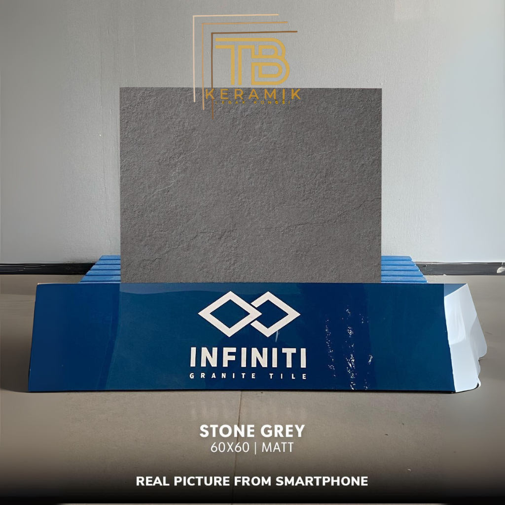 GRANIT LANTAI 60x60 STONE GREY | MATT | INFINITI