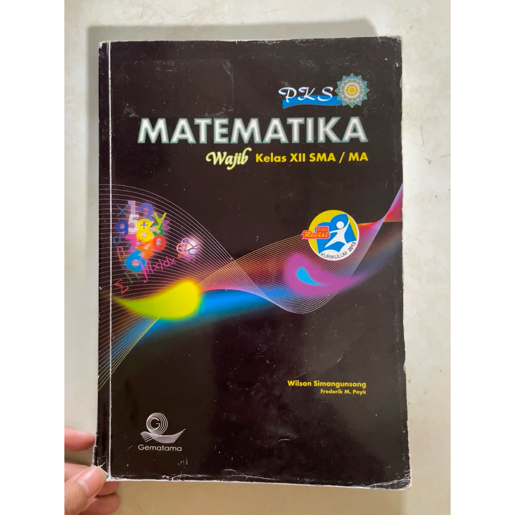 PKS Matematika Wajib Kelas XII SMA/MA Gematama (bekas)